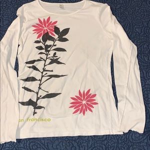 American Apparel San Francisco long sleeved Tee